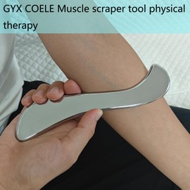 GYX COELE 4 in 1 Muscle Scraper Tool Set, IASTM Physical Therapy Massage Tools with Storage Case, Gua Sha Massage Scraper Scraping Tool Physical Therapy (4PCS Set)