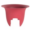 Rail Planter Red 18" Rnd