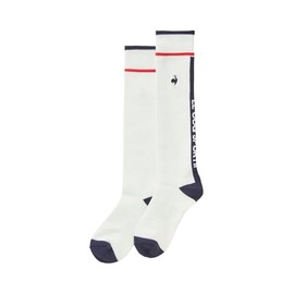 Cox Sportif LG5SSO07L Women's Socks, High Socks, Cool Contact Thread, Cooling, Antibacterial, Deodorizing,, WH00 (white)
