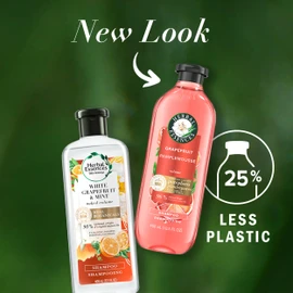 Herbal Essences Grapefruit Volumizing Shampoo, 400 mL, with Certified Camellia Oil and Aloe Vera, For All Hair Types, Especially Fine Hair