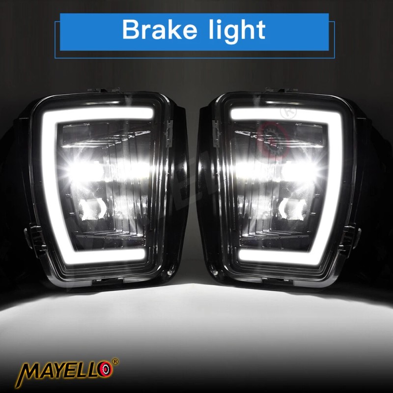 mayello DRL LED Fog Lights For Dodge Ram 1500 Accessories