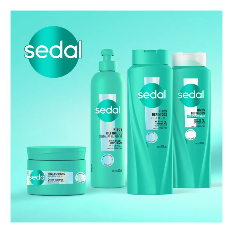 Crema Para Peinar Sedal Rizos Definidos 135ml