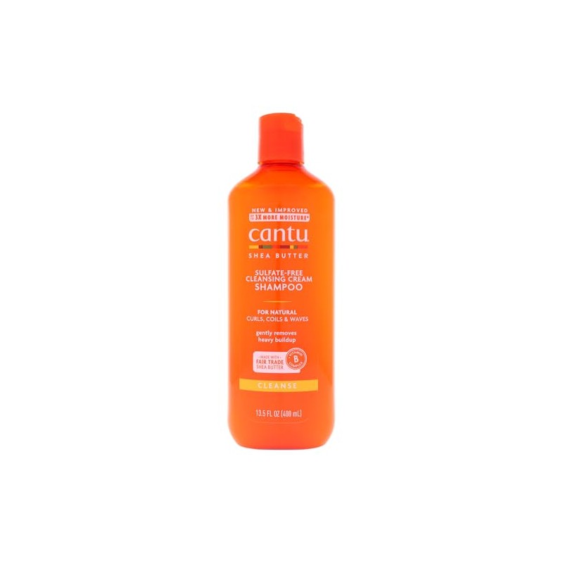 Cantu Champú de crema de limpieza sin sulfato, 13.5 oz