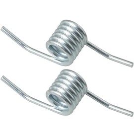 MEETOOT 2PCS Torsion Handle Return Spring Hydraulic Jack Torsion Spring Silver 3 Ton Horizontal Return Spring 3.78x1x0.15Inch for 3 to 4 Ton Hydraulic Jack and Levelling Jack