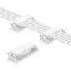 Estuchelandia 10 Pzs Clip Organizador Cables Sujetador Agarre Autoadhesivo