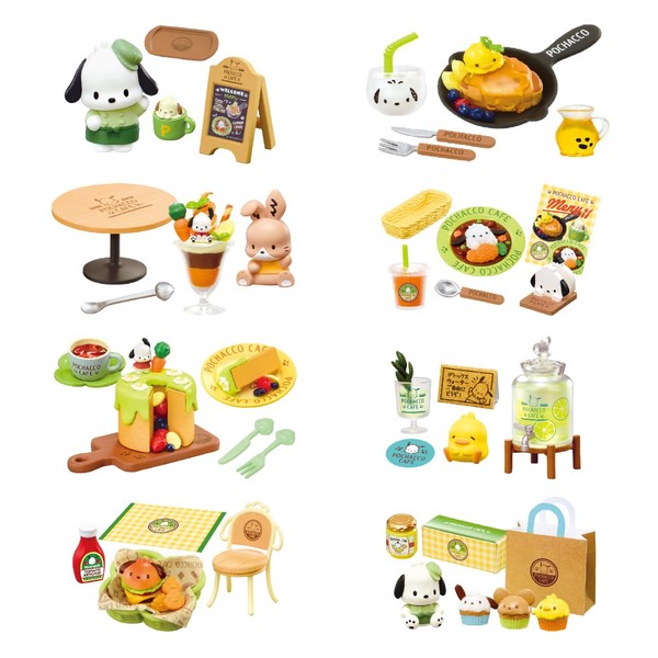 Rement Sanrio Little Yorimichi Pochacco Cafe 1 Box, Approx. H