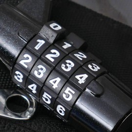 4/5-digit combination padlock, combination lock, resettable for school, gym, case, toolbox, 4 colours
