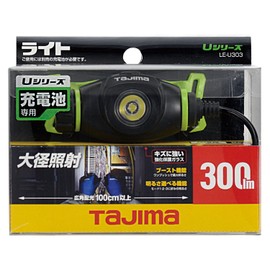 Tajima LE-U303 Peta LED Headlight U303, Brightness: Up to 300 lm (25 h at 50 lm)