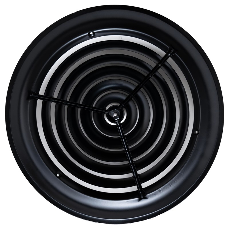 Fits 12 Inch Neck Air Duct | Steel Round Air