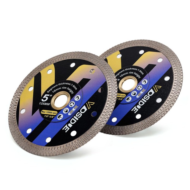 VOSIDUE Super Thin Diamond Blade 5" Tile Porcelain Blade for