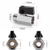 1/2-Inch Rv Hot Water Drain Valve and Waterproof Tape Set