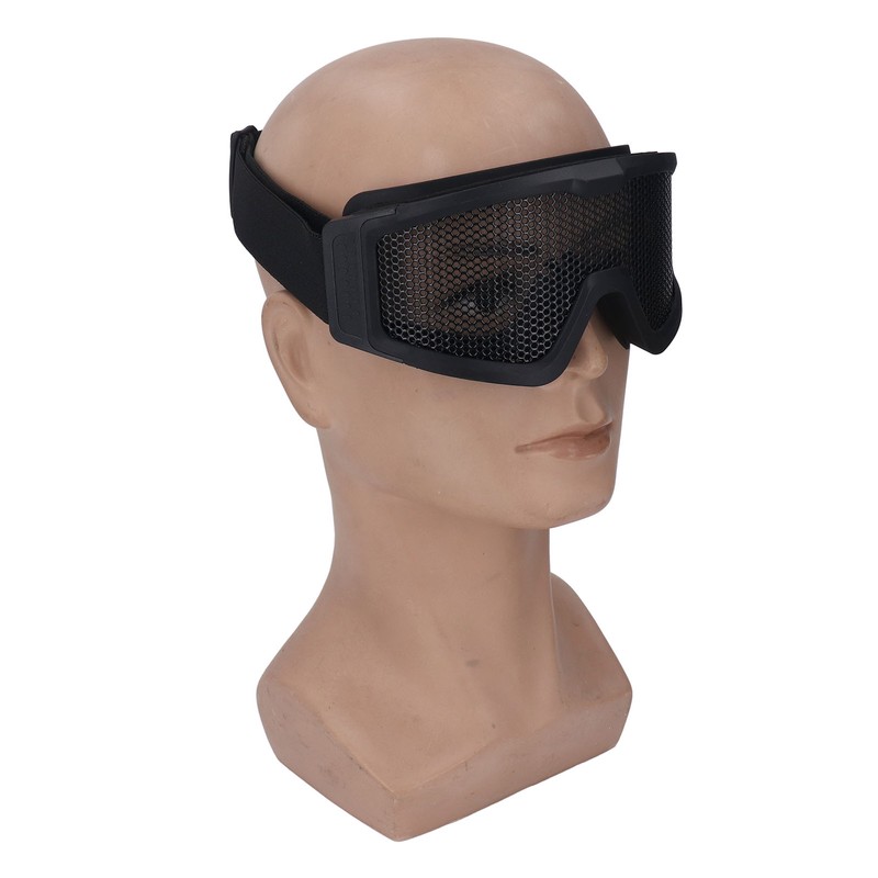 Safety Goggles Breathable Shock Resistant Iron Mesh Patterned Wind Sand