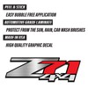 Z71 4x4 (Set of 2 Decals) - F - 1500