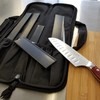 Ergo Chef Padded Chef Knife Case Roll with 5 pc