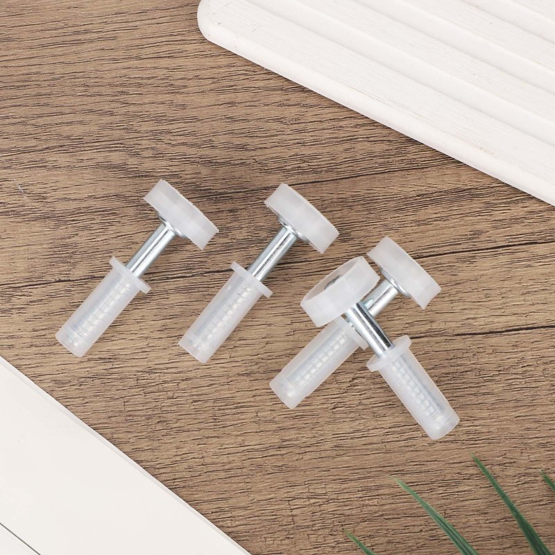 BOXOB 4pcs Bi-Fold Door Top Roller Guide Wheel and Top