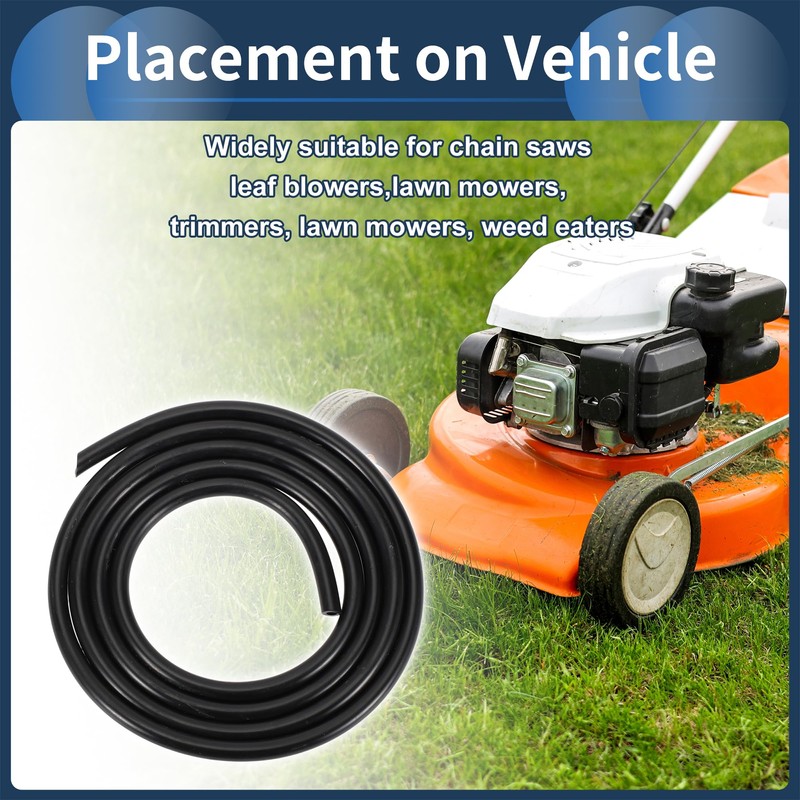 INFINAUTO Petrol Fuel Line 3.3ft 1/9" ID Fuel Line Hose