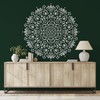 Harmony Mandala Stencil - Floor Stencil, Furniture Stencils, Mandala Template,