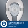 CHURCH 295SSCT Commercial Open Front Plastic Toilet Seat, Heavy Duty