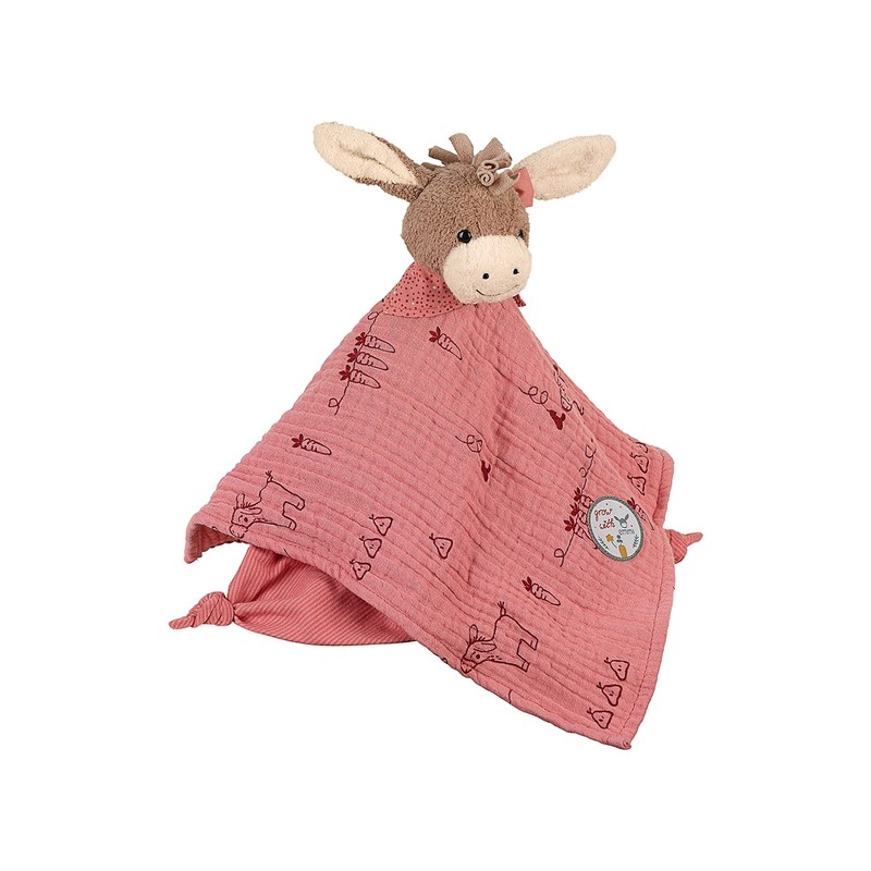 Sterntaler Emmily Donkey Comfort Blanket L Light Red