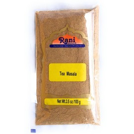 Rani Natural Tea (Chai) Masala 3.5oz (100g) ~ All Natural | Vegan | Gluten Friendly | Salt & Sugar Free | NON-GMO
