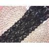 8CM Width Europe Belt Pattern Elastic Nylon Lace Trim,Curtain Tablecloth