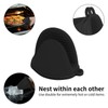tifanso Silicone Oven Mitts Pot Holders Sets for Kitchen Heat