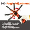 ABRAPRO 3/8"x 13" Air Belt Sander with 20Pcs Zirconia 40/60/80/120