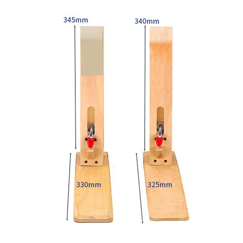 Leather Hand Stitching Fixture Wooden Leather Fix Clamp Leather Sewing