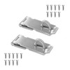 Door Locks Hasp Latch, 5 Inch Stainless Steel Safety Packlock