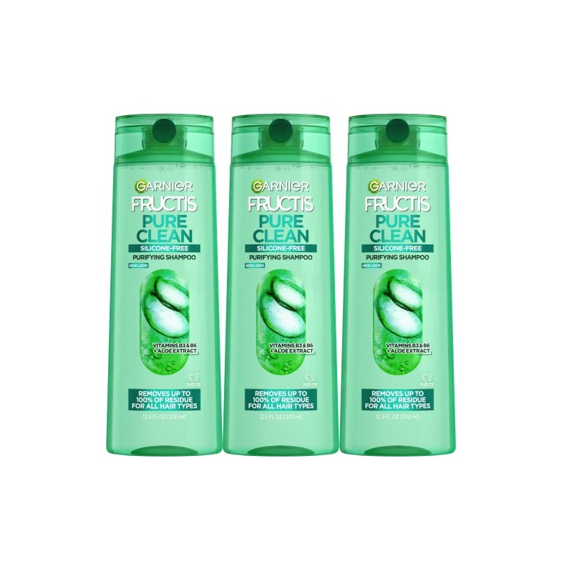 Garnier Hair Care Fructis Pure Clean Shampoo, 12.5 Fluid Ounce