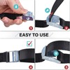 Azarxis Lashing Straps Ratchet Tie Down Secure Cinch Strap Adjustable