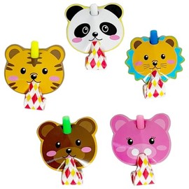 Mini Animal Scrolling Bird with Blowback 5 Types Set of 5