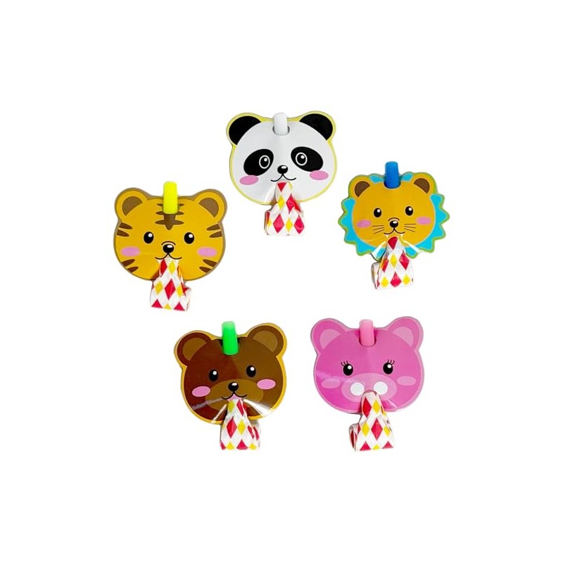 Mini Animal Scrolling Bird with Blowback 5 Types Set of