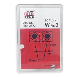 Rema Tip Top 20 W-3 Tire Regroover Angle Edge Blades, 6-8mm Wide, up to 10mm deep, W Fix 3
