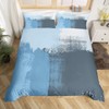 Tie Dye Blue Bedding Set for Girls Boys Graffiti Oil