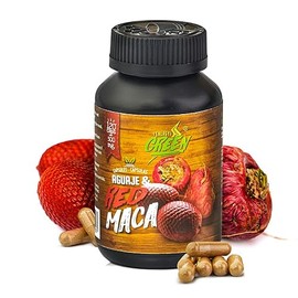 Aguaje con Maca roja en cápsulas l Fuente rica de Fitoestrogenos y adaptogeno natural l Suplemento para la salud femenina l Pildoras veganas de...    