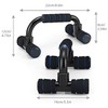 Push Up Bars for Men & Women (Blue)