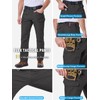 CARWORNIC Men's Stretch Tactical Pants Water-Resistant Ripstop Flex Cargo Work