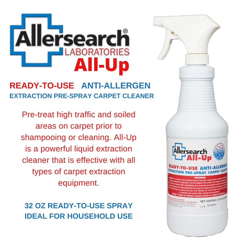 Allersearch All-Up Anti-Allergen Carpet Pre-Spray 32 Oz Ready to Use