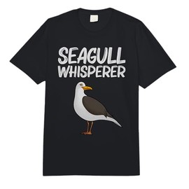 Cool Seagull Art for Men Women Birdwatcher Beach Gulls Bird Comfort Colors Adult Heavyweight T-Shirt