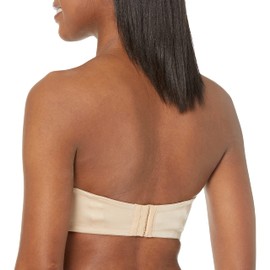 Bali Women's One Smooth U Strapless, Ultimate Stay in Place, 7-Way Multiway Underwire Bra, Full Coverage, Taupe, 38C