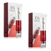 Kit 2 Cremas Ojos Anti Arrugas Hidratante Colágeno Roll On