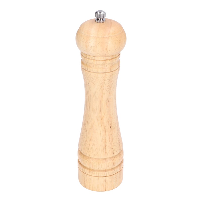 2pcs Wood Salt and Pepper Grinder Adjustable Coarseness Wooden Pepper