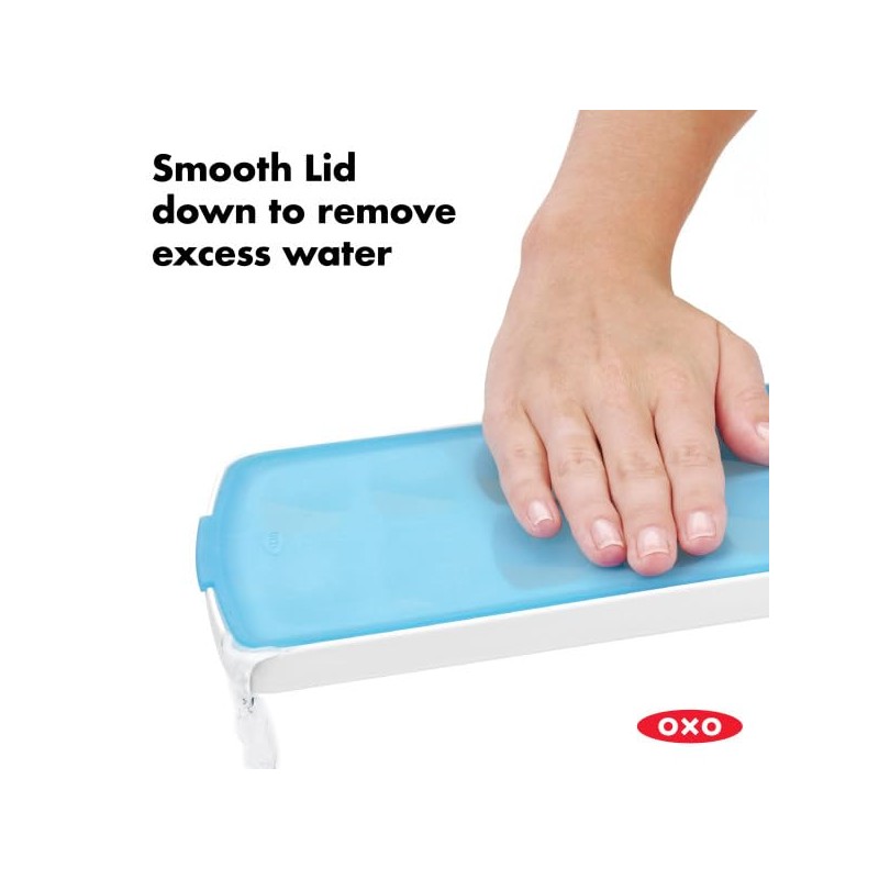 OXO Good Grips No-Spill bandeja de cubitos de hielo con