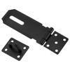 ZOENHOU 6 Pack 4 Inch Door Hasp Latch Locks, Black