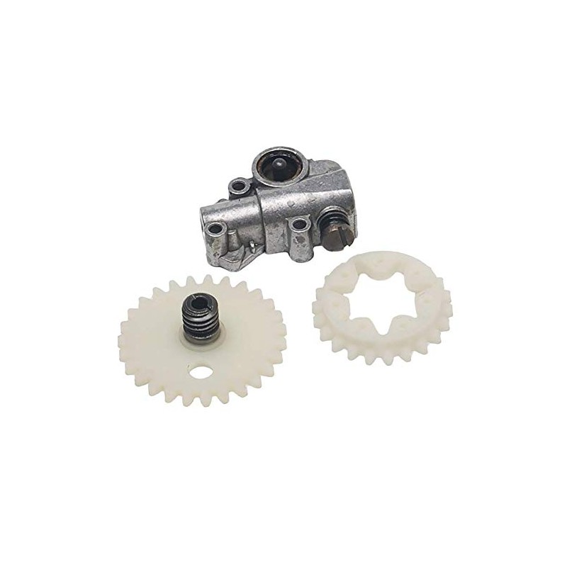 Carkio Oil Pump Worm Gear Wheel Combination Set Compatible with