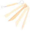 Wooden Pottery Clay Craft Sculpting Modeling Tools DIY Carved Art