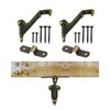 Handrail Brackets Wall Mounted Antique Brass Zinc Stair Railing Support