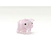 Sansukjai Rare Pig Micro Tiny Figurines Hand Blown Glass Art