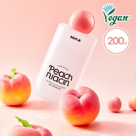 EDIT.B Tone & Soft Peach Niacinamide Glutathione Gel Essence 200ml - EDIT.B Tone & Soft Peach Niacinamide Glutathione Gel Essence 200ml